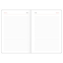 Ежедневник датированный 2026г., А5, 176л., твердый переплет, кожзам, BG "Contrast. Espresso", эспрессо, цветной срез, на резинке - фото 8