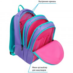 Рюкзак Berlingo inStyle "Color Block" 41*27*20см, 3 отделения, 1 карман, эргономичная спинка Рюкзак Berlingo inStyle "Color Block" 41*27*20см, 3 отделения, 1 карман, эргономичная спинка - фото 8
