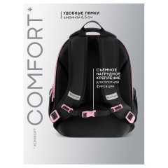 Ранец Berlingo Expert Next "Hello gorgeous" 38*28*15см, 2 отделения, 2 кармана, анатомическая спинка - фото 5