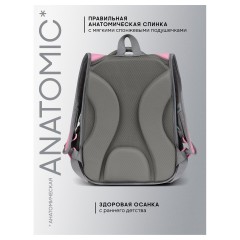 Ранец Berlingo Expert Light "Mew-gic" 38*29*18см, 3 отделения, 2 кармана, анатомическая спинка - фото 4