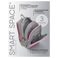 Ранец Berlingo Expert Light "Mew-gic" 38*29*18см, 3 отделения, 2 кармана, анатомическая спинка - фото 6