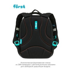 Ранец F?rst F-LIGHT "Neo future" 37*28*16см, 2 отделения, 2 кармана, анатомическая спинка - фото 5