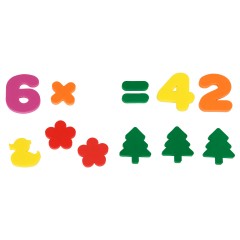 Набор для купания ТРИ СОВЫ "Аква Математика", EVA, 5 плашек, 57 элементов - фото 2