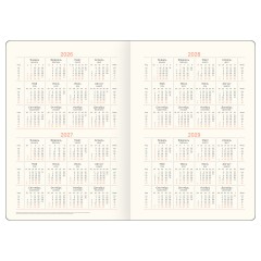 Ежедневник датированный 2026г., А5, 176л., твердый переплет, кожзам Soft touch, BG "Magnet. Vanilla", ванильный, магнитный клапан - фото 2