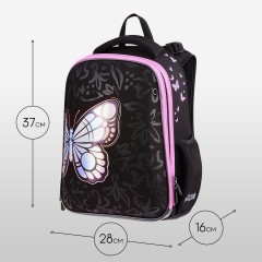 Ранец Berlingo Expert "Butterfly Effect" 37*28*16см, 2 отделения, 2 кармана, анатомическая спинка Ранец Berlingo Expert "Butterfly Effect" 37*28*16см, 2 отделения, 2 кармана, анатомическая спинка - фото 8