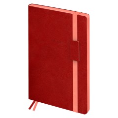 Ежедневник недатированный, B5, 136л., мягкий переплет, кожзам, BG "Personality. Red", красный, цветной срез, на резинке, карман Ежедневник недатированный, B5, 136л., мягкий переплет, кожзам, BG "Personality. Red", красный, цветной срез, на резинке, карман - фото 2