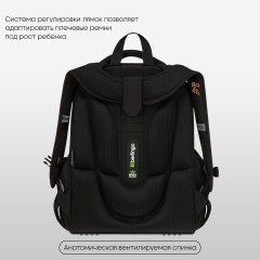 Ранец Berlingo Expert "Faster Than The Flame" 37*28*16см, 2 отделения, 2 кармана, анатомическая спинка Ранец Berlingo Expert "Faster Than The Flame" 37*28*16см, 2 отделения, 2 кармана, анатомическая спинка - фото 6
