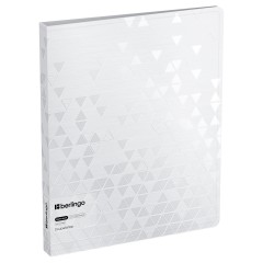 Папка с 60 вкладышами Berlingo "DoubleWhite" А4, 24мм,  1000мкм, белая, с внутр. карманом