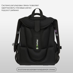 Ранец Berlingo Expert "Butterfly Effect" 37*28*16см, 2 отделения, 2 кармана, анатомическая спинка Ранец Berlingo Expert "Butterfly Effect" 37*28*16см, 2 отделения, 2 кармана, анатомическая спинка - фото 6