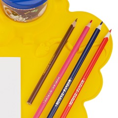 Коврик для творчества Мульти-Пульти силиконовый, желтый, 415*370мм, европодвес - фото 9