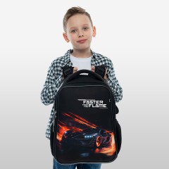 Ранец Berlingo Expert "Faster Than The Flame" 37*28*16см, 2 отделения, 2 кармана, анатомическая спинка Ранец Berlingo Expert "Faster Than The Flame" 37*28*16см, 2 отделения, 2 кармана, анатомическая спинка - фото 9