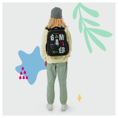 Ранец Berlingo Expert "Game on" 37*28*16см, 2 отделения, 2 кармана, анатомическая спинка - фото 2