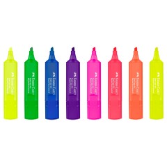 Набор текстовыделителей Faber-Castell "46 Superfluorescent" 7 флуоресцентных цв., 8шт., 1-5мм, картон. уп. - фото 4