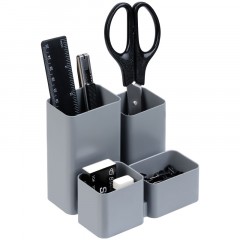 Настольная подставка СТАММ "Юниор", пластиковая, серая - фото 7