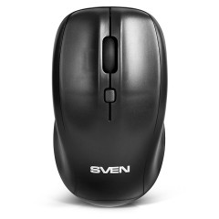 Мышь беспроводная Sven RX-305, черный, 3btn+Roll Мышь беспроводная Sven RX-305, черный, 3btn+Roll - фото 4