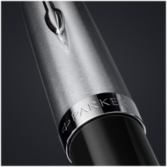 Ручка шариковая Parker "51 Black CT" черная, 1,0мм, поворот., подарочная упаковка - фото 3