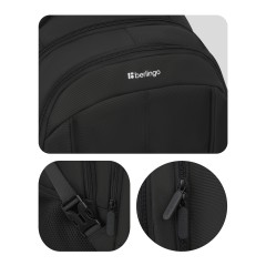 Рюкзак Berlingo City "Active" 47*33*19см, 3 отделения, 3 кармана, отделение для ноутбука, эргономическая спинка Рюкзак Berlingo City "Active" 47*33*19см, 3 отделения, 3 кармана, отделение для ноутбука, эргономическая спинка - фото 9
