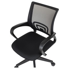 Кресло оператора Helmi HL-M95 R (695) "Airy", спинка сетка черная/сиденье ткань TW черная, пиастра Кресло оператора Helmi HL-M95 R (695) "Airy", спинка сетка черная/сиденье ткань TW черная, пиастра - фото 6