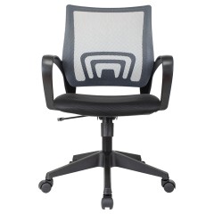 Кресло оператора Helmi HL-M95 (695) "Airy", спинка сетка серая/сиденье ткань TW черная, механизм качания Кресло оператора Helmi HL-M95 (695) "Airy", спинка сетка серая/сиденье ткань TW черная, механизм качания - фото 2