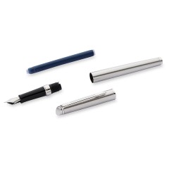 Ручка перьевая Waterman "Hemisphere Stainless Steel PT" синяя, 0,8мм, подарочная упаковка Ручка перьевая Waterman "Hemisphere Stainless Steel PT" синяя, 0,8мм, подарочная упаковка - фото 5