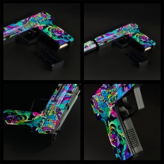 Пистолет деревянный ТРИ СОВЫ USP-S, серия легендарный, "Хамелеон", подложка ХДФ с европодвесом, термоусадка Пистолет деревянный ТРИ СОВЫ USP-S, серия легендарный, "Хамелеон", подложка ХДФ с европодвесом, термоусадка - фото 9