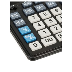 Калькулятор настольный Eleven Business Line CDB1401-BK, 14 разрядов, двойное питание, 155*205*35мм, черный Калькулятор настольный Eleven Business Line CDB1401-BK, 14 разрядов, двойное питание, 155*205*35мм, черный - фото 6