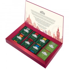 Подарочный набор чая Ahmad Tea "London Selection", 8 вкусов, 40 фольг. пак., карт. коробка - фото 2