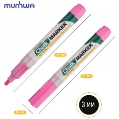 Маркер меловой MunHwa, CM-10, розовый, 3мм Маркер меловой MunHwa, CM-10, розовый, 3мм - фото 3