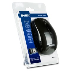 Мышь беспроводная Sven RX-305, черный, 3btn+Roll Мышь беспроводная Sven RX-305, черный, 3btn+Roll - фото 7