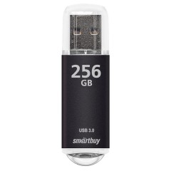 Память Smart Buy "V-Cut"  256GB, USB 3.0 Flash Drive, черный (металл. корпус ) - фото 2