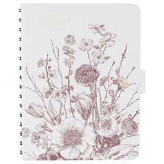 Ежедневник недатированный, А5, 136л., мягкий переплет, экокожа, BG "Embrace.Calmness", на гребне, подарочная  коробка, ручка в комплекте - фото 2