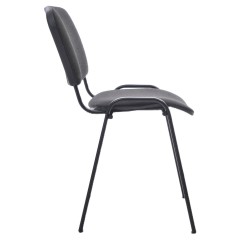 Стул Фабрикант "Изо" ТК-1, BL, каркас черный, обивка ткань черная - фото 2