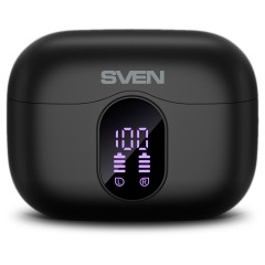 Наушники с микрофоном беспроводные Sven E-315B, TWS Bluetooth, разъем Type-C, черный - фото 4