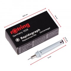 Пишущий элемент для рапидографа Rotring 0,6мм, картон. упаковка - фото 3