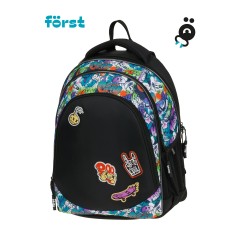 Рюкзак F?rst F-JUNIOR "Cool" 38*29*18см, 3 отделения, 2 кармана, эргономичная спинка Рюкзак F?rst F-JUNIOR "Cool" 38*29*18см, 3 отделения, 2 кармана, эргономичная спинка - фото 2