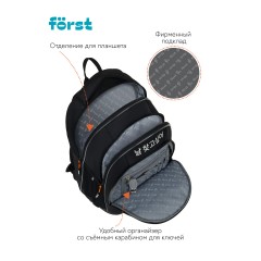 Рюкзак F?rst F-JUNIOR "Gravity" 38*29*18см, 3 отделения, 2 кармана, эргономичная спинка Рюкзак F?rst F-JUNIOR "Gravity" 38*29*18см, 3 отделения, 2 кармана, эргономичная спинка - фото 7