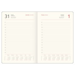 Ежедневник датированный 2026г., А5, 176л., твердый переплет, кожзам, Greenwich Line "High Art. Monet", золотой срез - фото 7