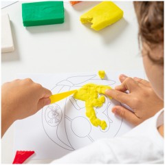 Набор для рисования пластилином Jovi "Смайлики", пластилин растительный, 8цв., 25г, 3 стека Набор для рисования пластилином Jovi "Смайлики", пластилин растительный, 8цв., 25г, 3 стека - фото 3