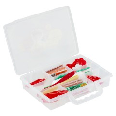 Пластилин растительный JOVI, 8 цветов, 25г, растительный, формочки, стеки, скалка, в чемодане - фото 3