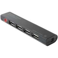 Разветвитель USB Defender Quadro Promt USB2.0-хаб, 4 порта, черный Разветвитель USB Defender Quadro Promt USB2.0-хаб, 4 порта, черный - фото 2