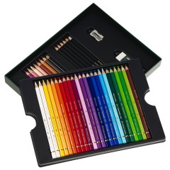 Набор художественных изделий Faber-Castell "Polychromos & Pitt Graphite Matt ", 40 предметов, студийная коробка Набор художественных изделий Faber-Castell "Polychromos & Pitt Graphite Matt ", 40 предметов, студийная коробка - фото 3