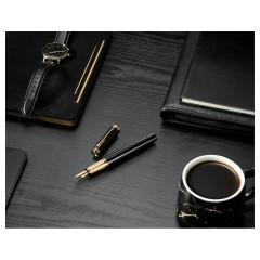 Ручка перьевая Parker "Ingenuity Black GT" 0,8мм, подарочная упаковка Ручка перьевая Parker "Ingenuity Black GT" 0,8мм, подарочная упаковка - фото 7