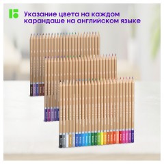 Карандаши цветные Berlingo "SuperSoft. Pro" 72цв., круглые, заточен., картон, европодвес Карандаши цветные Berlingo "SuperSoft. Pro" 72цв., круглые, заточен., картон, европодвес - фото 5