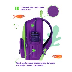 Рюкзак Berlingo "Envy" 2 отделения, 4 кармана, уплотненная спинка, 39*28*17см, зеленый Рюкзак Berlingo "Envy" 2 отделения, 4 кармана, уплотненная спинка, 39*28*17см, зеленый - фото 4