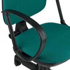 Кресло оператора Helmi HL-M30 "Престиж", ткань зеленая с черным Кресло оператора Helmi HL-M30 "Престиж", ткань зеленая с черным - фото 6