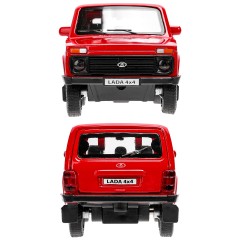 Машина игрушечная Технопарк "Lada 4x4", LADA, металл., 12см, красный, инерционная, с подвижными элементами - фото 10