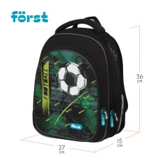 Ранец F?rst F-Light "Football team" 36*27*15см, 2 отделения, 2 кармана, анатомическая спинка Ранец F?rst F-Light "Football team" 36*27*15см, 2 отделения, 2 кармана, анатомическая спинка - фото 2