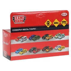Машина игрушечная Технопарк "Kia Rio", KIA, металл., 12см, красный, инерционная, с подвижными элементами - фото 7