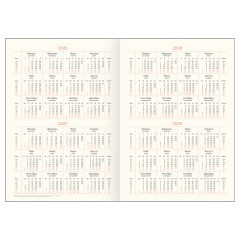 Ежедневник датированный 2026г., А4, 176л., твердый переплет, кожзам, BG "Dallas. Blue", синий, фольгированный срез - фото 2