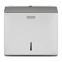 Диспенсер для полотенец листовых OfficeClean Professional (Z-сл.), нержавеющая сталь, глянцевое покрытие - фото 2